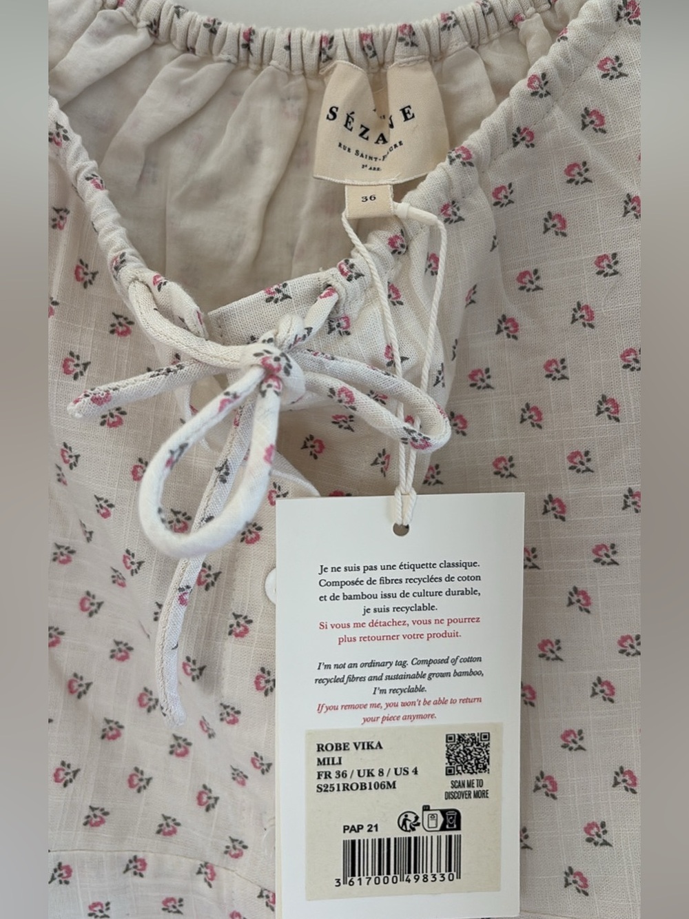 Sezane Vika Dress - NWT - Picture 3 of 4